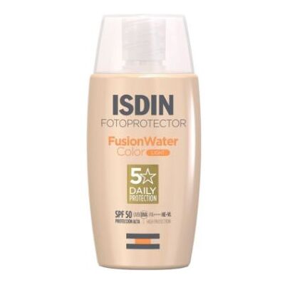 Crème solaire Fusion Water Light SPF50 d'Isdin - Protection Naturelle et Légère - Publicité Crème solaire Fusion Water Light SPF50 d'Isdin - Protection Naturelle et Légère - Publicité