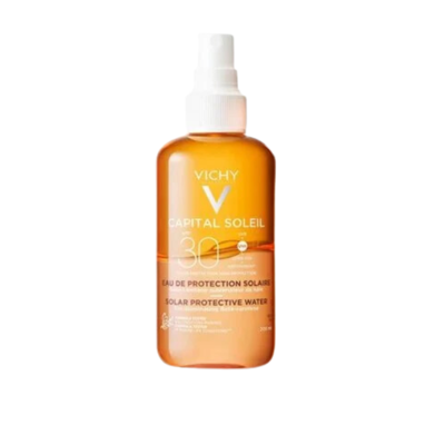 Vichy SPF30 Crème solaire avec lotion après-soleil - Publicité Vichy SPF30 Crème solaire avec lotion après-soleil - Publicité