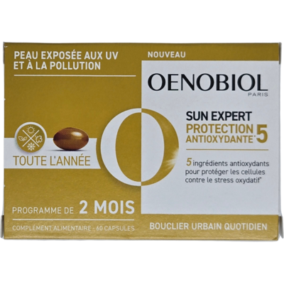 Oenobiol Sun Expert® Protection Antioxydante – 60 capsules - Publicité Oenobiol Sun Expert® Protection Antioxydante – 60 capsules - Publicité