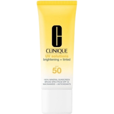Clinique UV Écran Solaire Teinté medium SPF50 40ml - Publicité Clinique UV Écran Solaire Teinté medium SPF50 40ml - Publicité