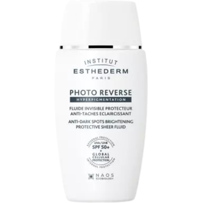 ESTHEDERM Photo Reverse Fluide Invisible Protecteur Anti-Taches Éclaircissant SPF50+ 40 ml - Publicité ESTHEDERM Photo Reverse Fluide Invisible Protecteur Anti-Taches Éclaircissant SPF50+ 40 ml - Publicité