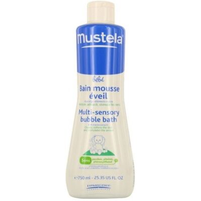 Mousse de Bain MultiSensory Mustela - Soins Bébé - Publicité Mousse de Bain MultiSensory Mustela - Soins Bébé - Publicité