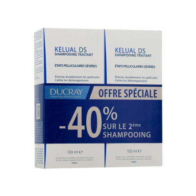 Ducray Kelual DS Shampooing - Traitement de la dermatite séborrhéique - Publicité Ducray Kelual DS Shampooing - Traitement de la dermatite séborrhéique - Publicité
