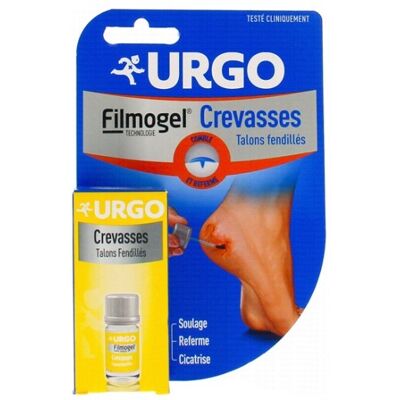 Urgo filmogel crevasses talon fendillés 7,5ml - Publicité Urgo filmogel crevasses talon fendillés 7,5ml - Publicité