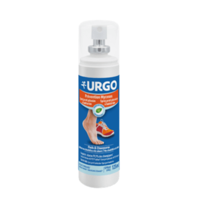 Spray prévention mycoses pieds & chaussures Urgo - Spray antifongique - Publicité Spray prévention mycoses pieds & chaussures Urgo - Spray antifongique - Publicité