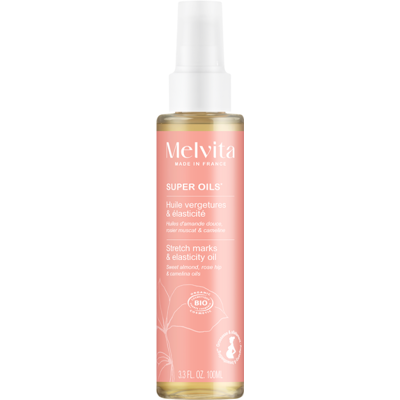 MELVITA Huile Corps Vergetures et Élasticité - 100 ml - Publicité MELVITA Huile Corps Vergetures et Élasticité - 100 ml - Publicité