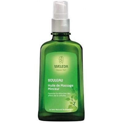 Huile de massage minceur de bouleau Weleda - Réduit la cellulite - Publicité Huile de massage minceur de bouleau Weleda - Réduit la cellulite - Publicité