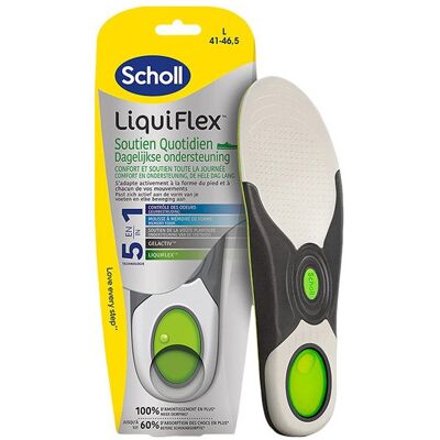 Scholl LiquiFlex semelles soutien quotidien 5 en 1 taille L - Publicité Scholl LiquiFlex semelles soutien quotidien 5 en 1 taille L - Publicité