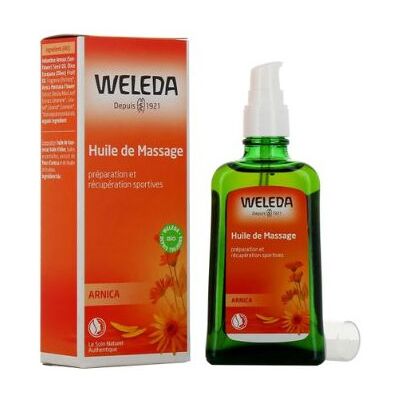 Weleda Huile de Massage à l'Arnica 200 ml - Publicité Weleda Huile de Massage à l'Arnica 200 ml - Publicité