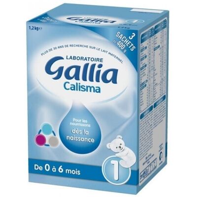 Gallia calisma 1er âge boite de 1,2kg - Publicité Gallia calisma 1er âge boite de 1,2kg - Publicité