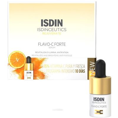 Sérum ISDIN Flavo-C Forte - Vitamine C - Anti-âge - 5,3 ml - Publicité Sérum ISDIN Flavo-C Forte - Vitamine C - Anti-âge - 5,3 ml - Publicité