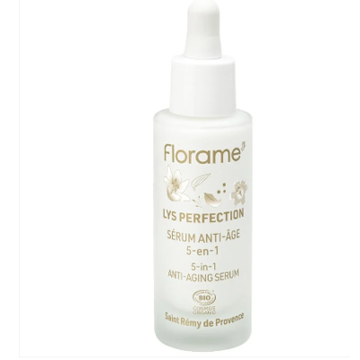 Florame Lys Perfection Sérum Anti-Âge Bio - Publicité Florame Lys Perfection Sérum Anti-Âge Bio - Publicité