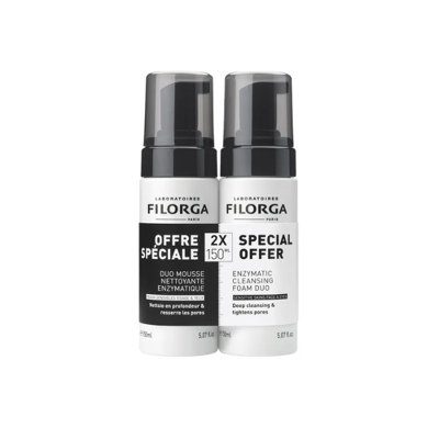 Filorga DUO SKIN-PREP - Mousse Nettoyante Enzymatique - Tous Types de Peaux - Publicité Filorga DUO SKIN-PREP - Mousse Nettoyante Enzymatique - Tous Types de Peaux - Publicité