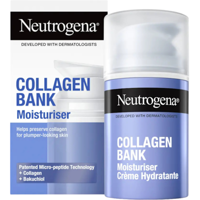 Neutrogena Collagen Bank Crème Hydratante 50 ml - Publicité Neutrogena Collagen Bank Crème Hydratante 50 ml - Publicité