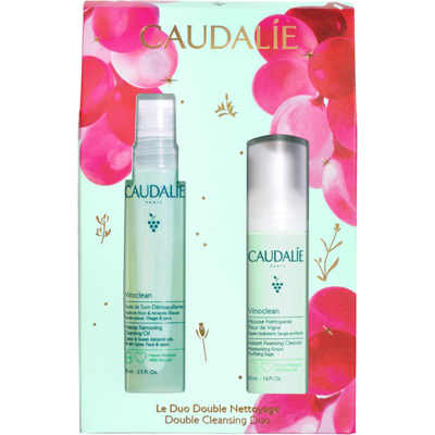 Caudalie Coffret Duo Double Nettoyage Vinoclean - Publicité Caudalie Coffret Duo Double Nettoyage Vinoclean - Publicité