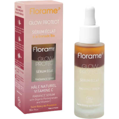 Florame Glow protect Sérum Eclat 30ml - Publicité Florame Glow protect Sérum Eclat 30ml - Publicité