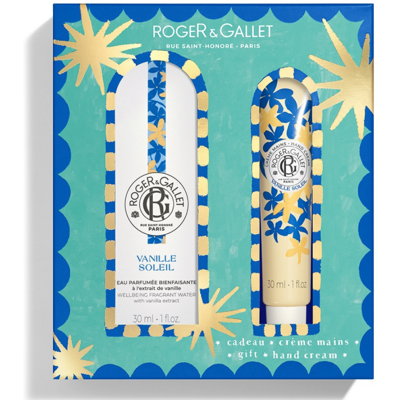 ROGER&GALLET Roger Gallet Coffret Noël Eau Parfumée 30 ml + Crème Mains 30 ml Vanille Soleil - Publicité ROGER&GALLET Roger Gallet Coffret Noël Eau Parfumée 30 ml + Crème Mains 30 ml Vanille Soleil - Publicité