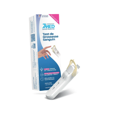 Laboratoire 7MED Test De Grossesse Sanguin, 1 Unité - Publicité Laboratoire 7MED Test De Grossesse Sanguin, 1 Unité - Publicité