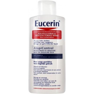 Eucerin AtopiControl Huile Bain et Douche 400 ml - Publicité Eucerin AtopiControl Huile Bain et Douche 400 ml - Publicité