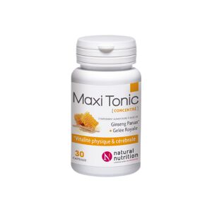 Natural nutrition Maxi tonic 60 gelules