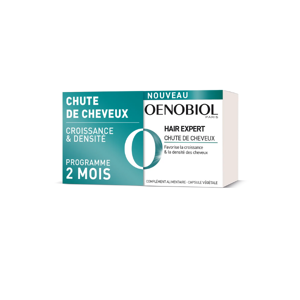 OENOBIOL HAIR EXPERT - Chute de Cheveux, Programme de 2 mois, 2x60 Capsules - Publicité