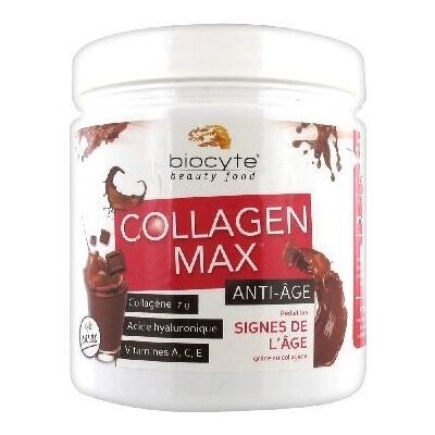 Biocyte Collagen Max - Supplément de collagène - Anti-âge - 260g - Publicité Biocyte Collagen Max - Supplément de collagène - Anti-âge - 260g - Publicité