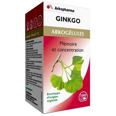 Arkopharma Ginkgo 150 Gélules - Soutien Cognitif - Publicité Arkopharma Ginkgo 150 Gélules - Soutien Cognitif - Publicité