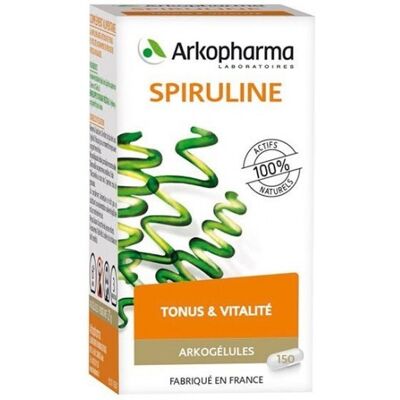 Arkopharma Arkogelules Spiruline 150 gélules - Publicité Arkopharma Arkogelules Spiruline 150 gélules - Publicité