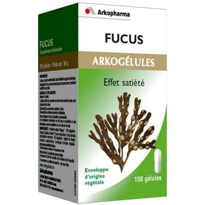 ARKOPHARMA Arkogelules fucus satiété 150 gélules - Publicité ARKOPHARMA Arkogelules fucus satiété 150 gélules - Publicité
