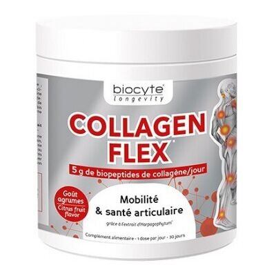 BIOCYTE Collagen Flex Complément - Soutien articulations et mobilité - Publicité BIOCYTE Collagen Flex Complément - Soutien articulations et mobilité - Publicité