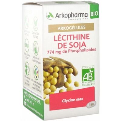 Arkopharma arkogélules lécithine de soja 150 capsules - Publicité Arkopharma arkogélules lécithine de soja 150 capsules - Publicité