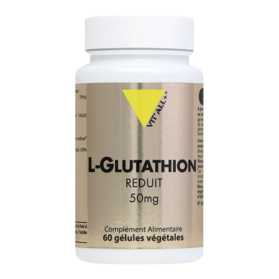 Vitall+ L-Glutathion 50mg - Soutien détox - Complément alimentaire - Publicité Vitall+ L-Glutathion 50mg - Soutien détox - Complément alimentaire - Publicité