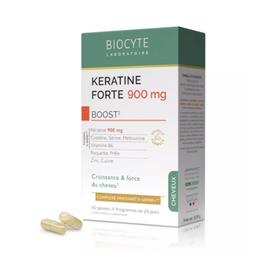 Biocyte Keratin Forte - Supplément Croissance & Force des Cheveux - Publicité Biocyte Keratin Forte - Supplément Croissance & Force des Cheveux - Publicité