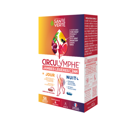 Santé Verte Circulymphe Jour & Nuit - Confort des Jambes - Publicité Santé Verte Circulymphe Jour & Nuit - Confort des Jambes - Publicité