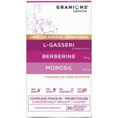 Granions Complexe Minceur Probiotiques - Complément alimentaire - Publicité Granions Complexe Minceur Probiotiques - Complément alimentaire - Publicité