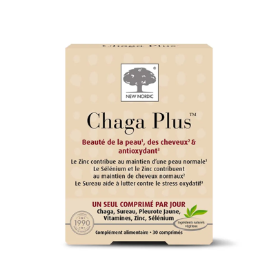 New Nordic Chaga Plus 30 Comprimés - Publicité New Nordic Chaga Plus 30 Comprimés - Publicité