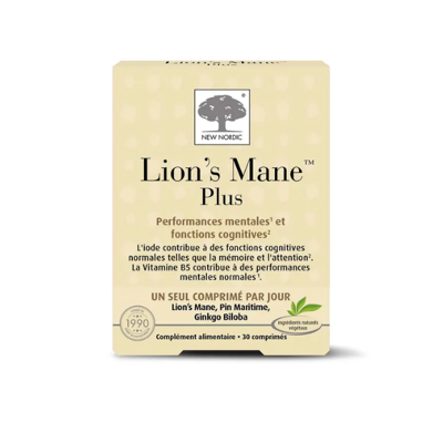 New Nordic Lion's Mane Plus 30 Comprimés - Publicité New Nordic Lion's Mane Plus 30 Comprimés - Publicité