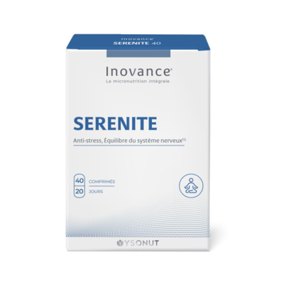 Inovance SERENITE 40 comprimés - Publicité Inovance SERENITE 40 comprimés - Publicité
