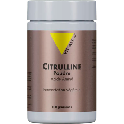 VITALL+ Vitall + Citrulline Poudre 100 mg - Publicité VITALL+ Vitall + Citrulline Poudre 100 mg - Publicité