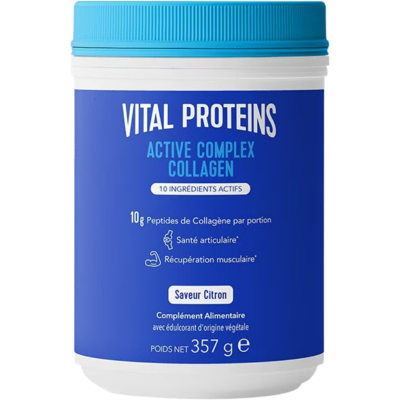 VITALL+ Vitall Proteins Actif Complexe Collagen Citron 357 g - Publicité VITALL+ Vitall Proteins Actif Complexe Collagen Citron 357 g - Publicité