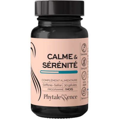 Phytalessence Calme & Sérénité - Complément alimentaire - Publicité Phytalessence Calme & Sérénité - Complément alimentaire - Publicité