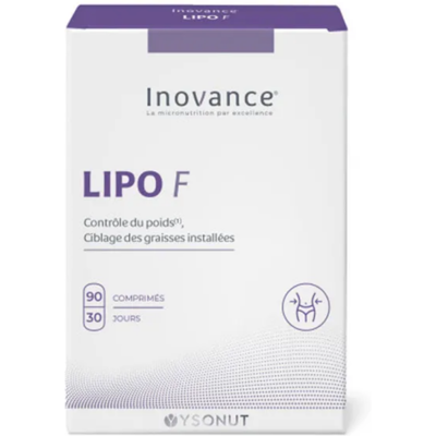 Inovance Lipo F+ 90 comprimés - Publicité Inovance Lipo F+ 90 comprimés - Publicité