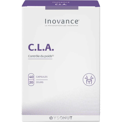 Inovance C.L.A 40 capsules - Publicité Inovance C.L.A 40 capsules - Publicité