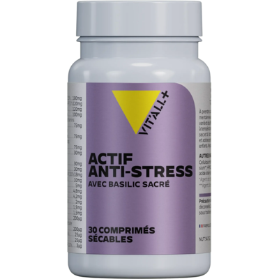VITALL+ Vit'All + Actif Anti-Stress 30 comprimés - Publicité VITALL+ Vit'All + Actif Anti-Stress 30 comprimés - Publicité