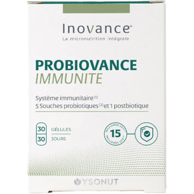 Inovance Probiovance Immunité 30 gélules - Publicité Inovance Probiovance Immunité 30 gélules - Publicité