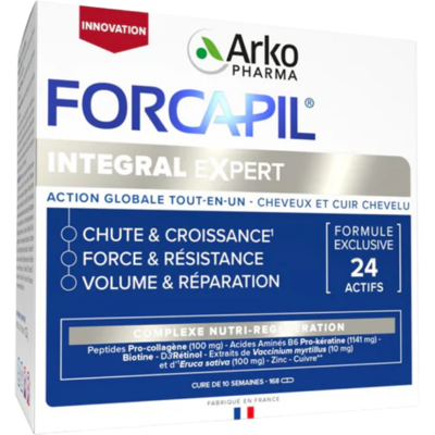 ARKOPHARMA Forcapil® Intégral Expert -168 gélules - Publicité ARKOPHARMA Forcapil® Intégral Expert -168 gélules - Publicité