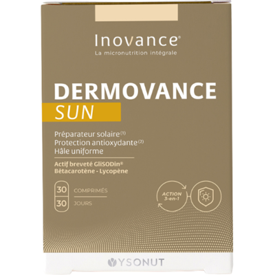 Inovance Dermovance - Beauté et Santé de la Peau 30 comprimes - Publicité Inovance Dermovance - Beauté et Santé de la Peau 30 comprimes - Publicité
