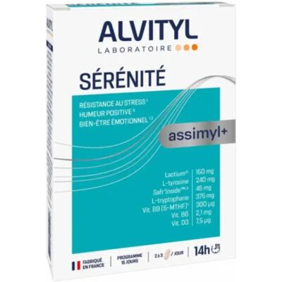 Alvityl Assimyl+ Sérénité 30 comprimés - Publicité Alvityl Assimyl+ Sérénité 30 comprimés - Publicité