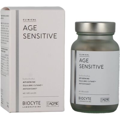 Biocyte Clinical Age Sensitive 60 gélules - Publicité Biocyte Clinical Age Sensitive 60 gélules - Publicité