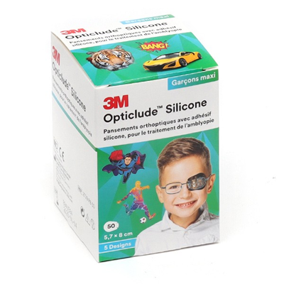 3M - Opticlude Silicone - 5.3x7 cm - silicone - pansement oculaire - Publicité 3M - Opticlude Silicone - 5.3x7 cm - silicone - pansement oculaire - Publicité